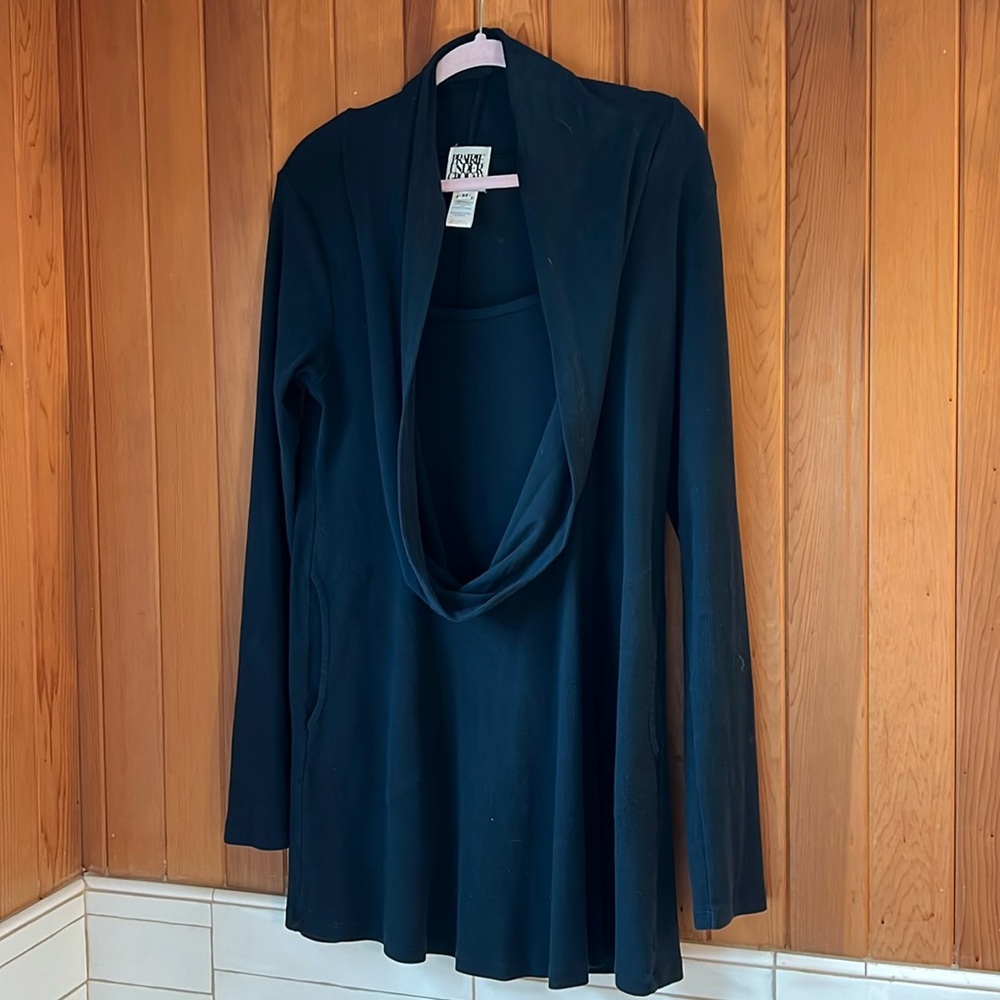 Prairie Underground Your Orbit cowl neck tunic in Midnight -M